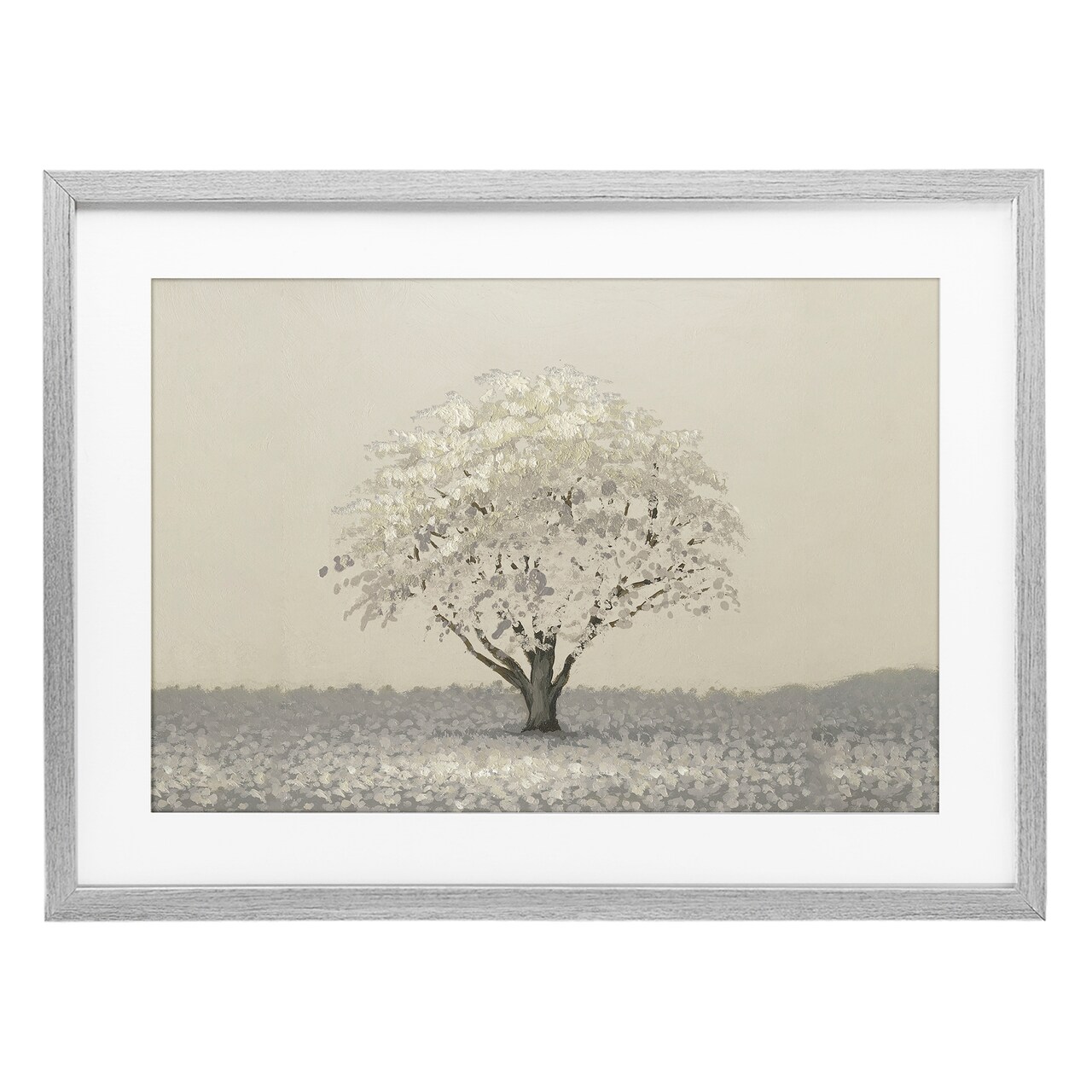 Stupell Industries Neutral Radiance Tree Framed Print Under Glass, design by Michael Marcon
